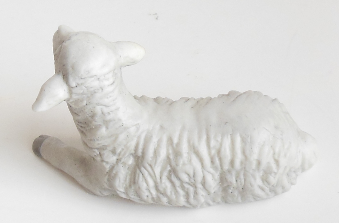 Image 1 of Vintage HOMCO Sheep Lamb Figurine 5599 Replacement for Manger Nativity