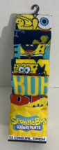 NEW Nickelodeon SpongeBob SquarePants CREW SOCKS 6-Pair Size 8-12 - £11.35 GBP