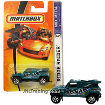 Yr 2007 Matchbox Mbx Metal 1:64 Die Cast Car #62 Green Off-Road Atv Ridge Raider - $19.99