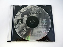 Disney&#39;s Tarzan Authentic Sony PlayStation 1 PS1 Game Disc + Case 1999 - $5.93