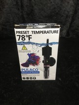 PULACO 50W Small Aquarium Betta Heater With Free Thermometer Strip, Unde... - $19.79