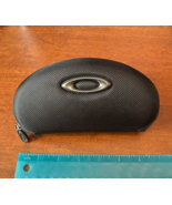 New genuine OAKLEY Hard Sunglass case Large Black Clam Shell style with zipper - $15.83