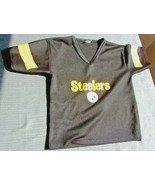 NFL PITTSBURGH STEELERS BLACK YELLOW FOOTBALL TEAM SHORT SLEEVE SHIRT YO... - $24.53 CAD
