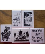 LOT OF 5 NEW RUBBER STAMPS-KNIGHTS, CASTLES, CARRIAGE - €25,80 EUR