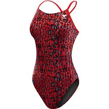 TYR TPET7Y Girls Petra Cutoutfit Performance Swimsuit~Bathing Suit, Red ... - £34.34 GBP