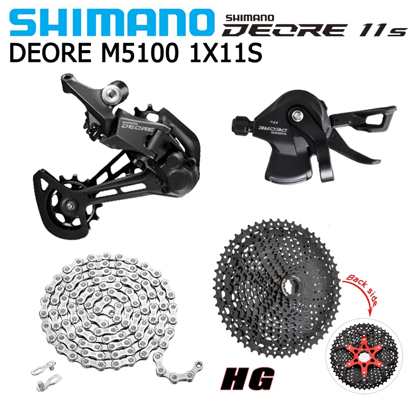 Shimano Deore M5100 1x11S Derailleurs Groupset 11V Right Shift Lever RD-M5100 SG - £110.45 GBP