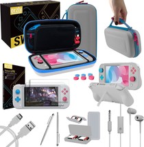 Nintendo Switch Lite Console Case And Screen Protector, Usb Cable, Games Holder, - $47.93