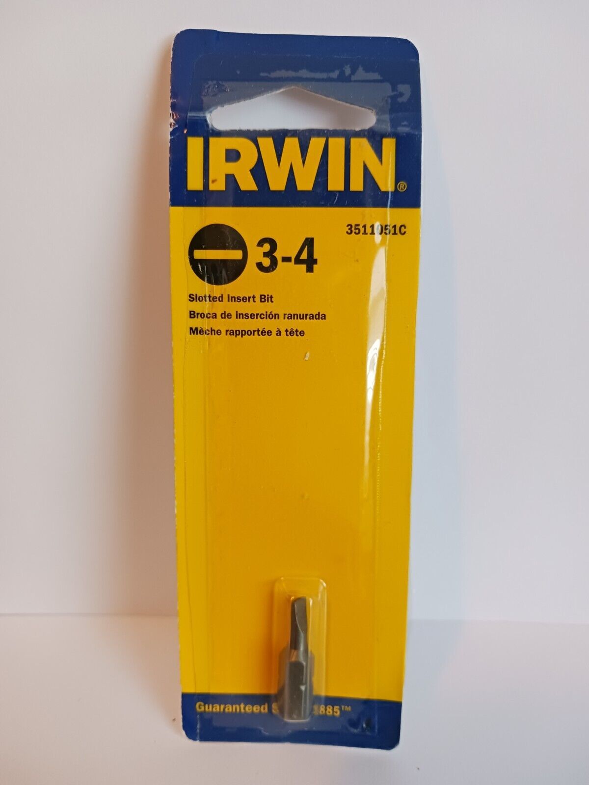 Irwin,  3511051C,  3-4 Slotted Insert Bit, QTY 1 - $3.90