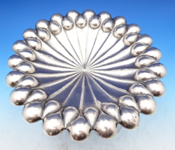 Torv Vedve Hungarian .800 Silver Bowl Hammered Teardrop Design w/Sunburs... - $12,650.73 MXN