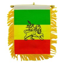 Ethiopia Flag Mini Banner 3&quot; x 5&quot; - £8.11 GBP