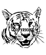 WHITE TIGER FACE new mounted rubber stamp NEW RELEASE! - €7,84 EUR
