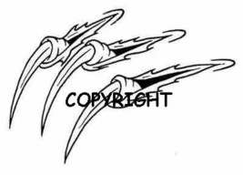 DRAGON CLAWS new mounted rubber stamp - $8.00