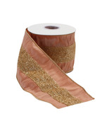 Gold Shimmer Wired Ribbon (Set of 2) - $77.75 CAD