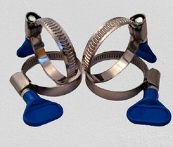 PondH2o Pond Hose Stainless Steel Smooth Band Clamps 1&quot; (25mm), Value 4 ... - $17.77