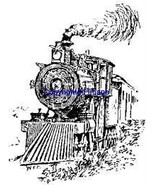 VINTAGE TRAIN NEW RELEASE mounted rubber stamp - €7,03 EUR