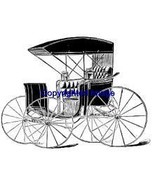 HORSEDRAWN CARRIAGE NEW RELEASE mounted rubber stamp - €7,03 EUR