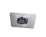 Greenbrier Table Placement/Napperon 12&quot;x18&quot;- &quot;Live Simply&quot;-Brand New-SHI... - $8.79