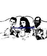 IDOL JUDGES-NEW RELEASE! NEW wood mounted rubber stamp - €6,95 EUR