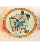 Norman Rockwell Collector Plate 8&quot; Triple Self Portrait Bradford Exchang... - £15.91 GBP
