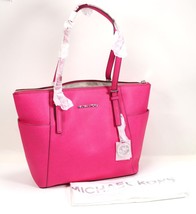 BRAND NEW Michael Kors Raspberry Jet Set EW TZ Tote Purse 30F2STTT8L / M... - £165.41 GBP