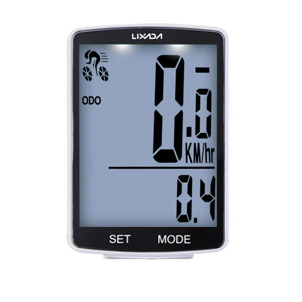 LIXADA Wireless Bike Computer Mountain Bike Speedometer IPX6 Waterproof Temperat - $51.63