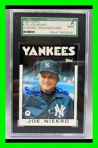 Joe Niekro SIGNED 1986 TOPPS New York Yankees baseball card AUTOGRAPH SG... - £35.47 GBP