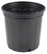 200 Pcs 1 Gallon Black Round Plastic Growing Pot #MNGS - £152.15 GBP