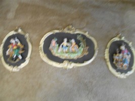 Great Collectible  Set of 3 EMPIRE Wall Plaques- Made in ITALY - $55.03