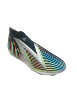 Adidas Predator Edge+ FG Firm Ground Soccer Shoes Mens 13 Metallic Silve... - £144.64 GBP