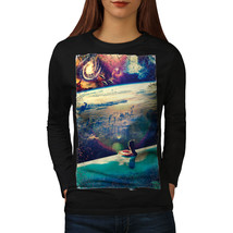 Wellcoda Mars Invasion Relax Swim Womens Long Sleeve T-shirt - $32.55