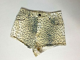BDG Womens Sz 27 High Rise Dree Shorts Animal Print Cheeky Cheetah  - $18.81