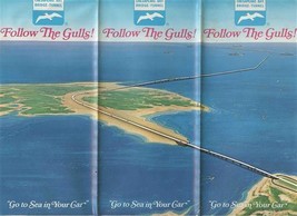 Follow the Gulls Chesapeake Bay Bridge Tunnel Brochure with Maps 1971 - $17.82