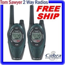 Two Cobra Pr 4300 10 Mile 2-WAY Radios Walkie Talkies + - $67.00