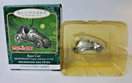 2001 Hallmark Monopoly Miniature-Race Car,Game Advance To Go Ornament U119/5292 - £10.47 GBP