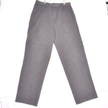 Dockers Pant Mens Grey D3 Classic Fit Flat Front Straight Leg Comfort Size 32X32 - £11.03 GBP