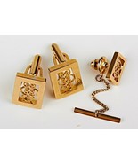 *Simmons Karatclad Men&#39;s Cufflinks and Tie Clip Set - $274.84 MXN