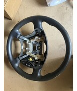 2004-2005 HONDA CIVIC STEERING WHEEL BLACK LEATHER OEM - $98.99