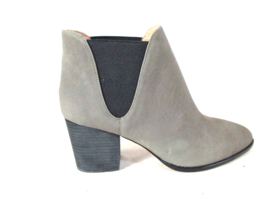 GILI Gray Leather Ankle Booties Women&#39;s 8 (SW37) - £18.93 GBP