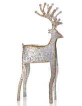 Martha Stewart Collection Rustic Large Metal Deer Candle Taper Holder NEW - £15.71 GBP
