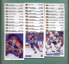 1991/92 Upper Deck Edmonton Oilers Hockey Team Set - £3.98 GBP