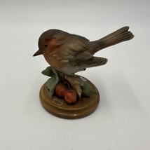 Florence Giuseppe Armani Bird Figurine Made In Italy 1982 signed Vintage Stand - £50.77 GBP