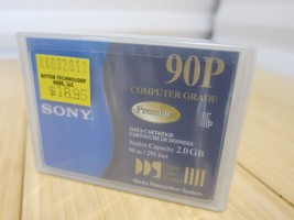 NOS Factory Sealed Sony DG90P DDS Cartridge Digital Data Tape 2GB 90m - $7.69