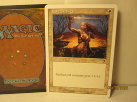 2001 Magic the Gathering MTG card #20/350: Holy Strength - $1.00