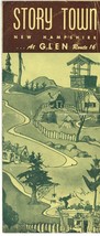Story Town Glen NH vintage travel brochure 1950&#39;s children&#39;s ephemera - £11.19 GBP