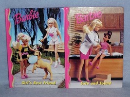 Grolier Barbie &amp; Friends Book Club 2 Glossy Hardcover Books Excellent Co... - $7.99