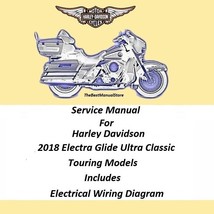 2018 Harley Davidson Electra Glide Ultra Classic Touring Models Service ... - $28.95