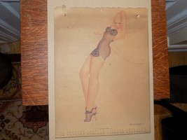 Vintage Set of Seven Petty Calendar Top Pin Ups from 1947 - $1,830.31 MXN