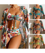 Swimwear Long Sleeved Blouse Three Piece Suit - $37.36+