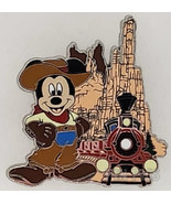 Disney Mickey Mouse Cowboy Big Thunder Mountain Locomotive Frontierland pin - £9.30 GBP