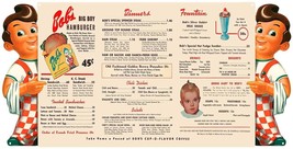 Bob Big Boy Menu Laser Cut Metal Advertisement Sign - $79.95